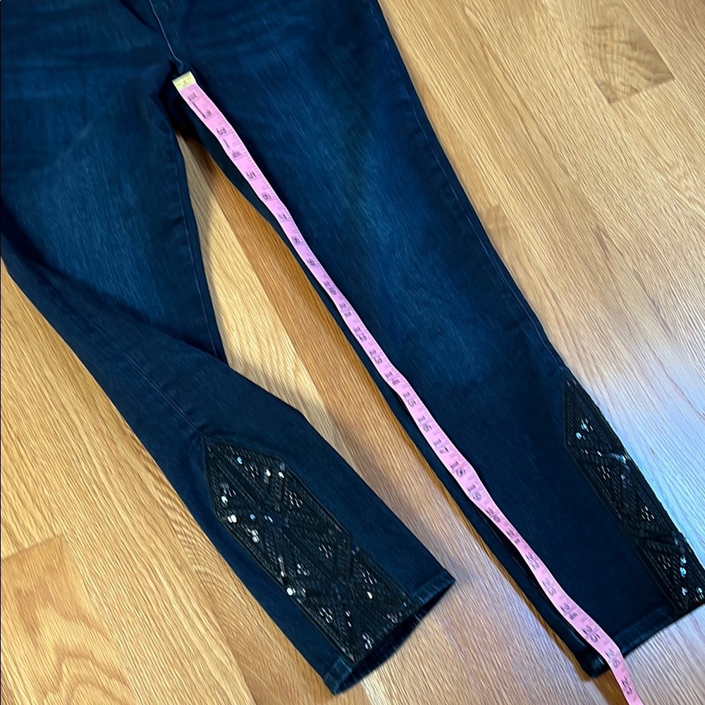 Chico's Sequin Ankle Jeans - Picture 10 of 10